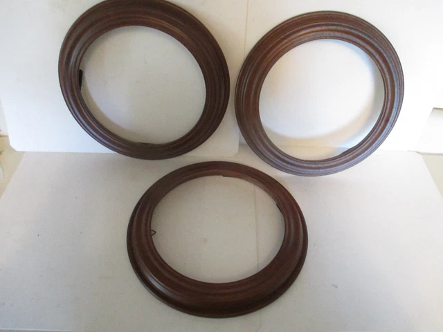 3 Vanhygan & Smythe Wood 8"  Collector Plate Holders
