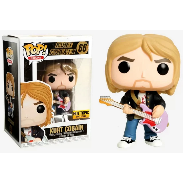 Funko POP! Rocks 66# Kurt Cobain Black Sweater Exclusive Vinyl Action Figures
