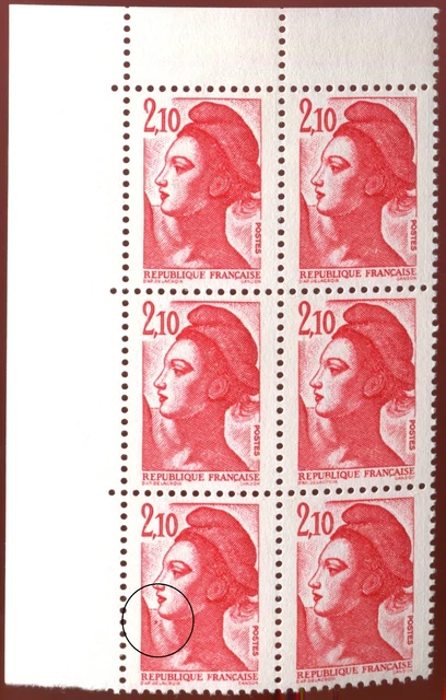 TIMBRE VARIETES : BRIAT : TVP Rouge N° Yvert : 2873 & 2874 CARNET Conf 9 B07E