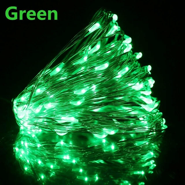 50/100/200LED DIY Micro Copper Wire Fairy String Lights Party Decor USB Plug In