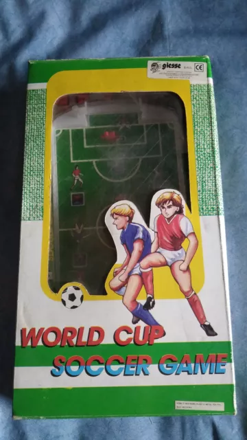 Biliardino,calcio balilla da Tavolo WORLD CUP SOCCER GAME anni '90 Boxed