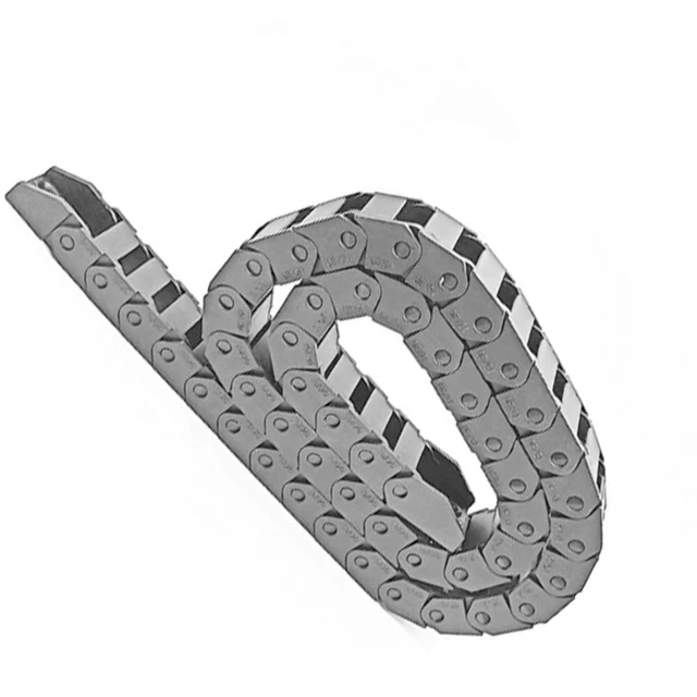 R28 15Mm X 20Mm?Inner Hinner W？Black Plastic Cable Wire Carrier Drag Chain 1M