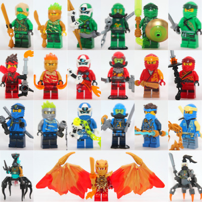 Lego Ninjago Figuren AUSSUCHEN Minifiguren Kai Cole Jay Zane Wu Nya Garmadon NEU 