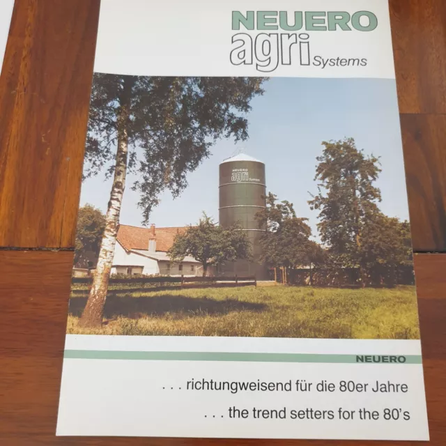 NEUERO AGRI Systems Programmübersicht Schlepper Traktor Prospekt