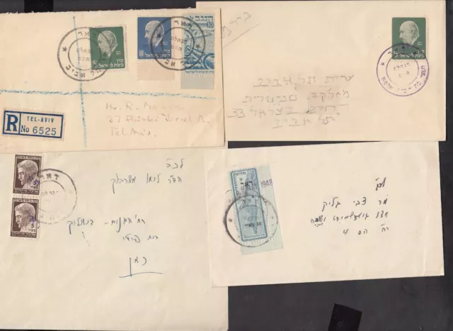 Israel 1948 Interim collection of covers