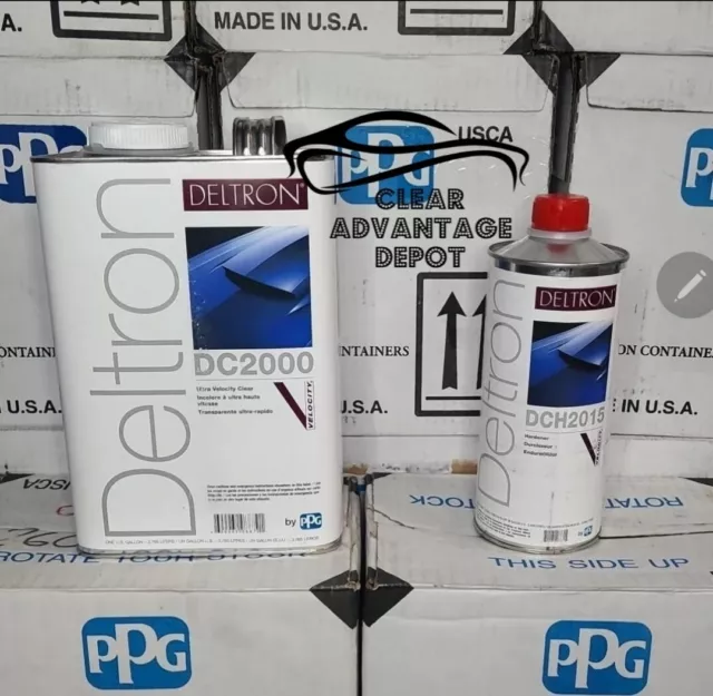 Ppg Deltron Dc2000 1 Gallon, Hardener Dch2015  + 1 Quart Kit. FREE SHIPPING!!