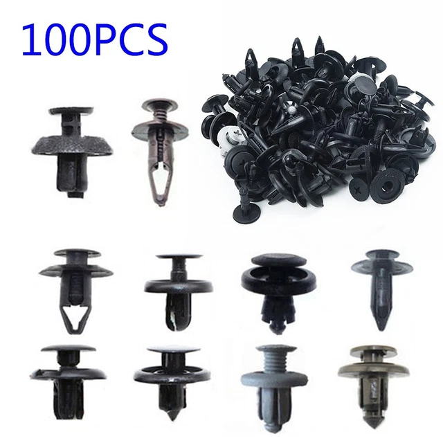 Pratici Accessori Moda Clip Auto Rivetti Clip Set Plastica Mista