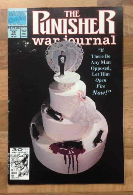 THE PUNISHER - WAR JOURNAL - Vol 1 - Issue 36 - NOV 1991 - MARVEL COMICS