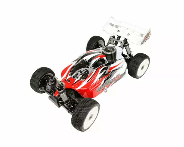 Buggy Hobao Hyper VS Nitro 30 1:8 con carrocería roja HB-VS-C30R