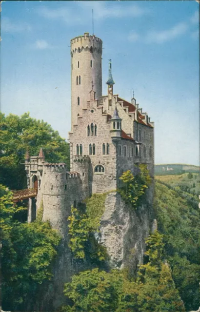 Ansichtskarte Baden-Württemberg Schloß Lichtenstein um 1910