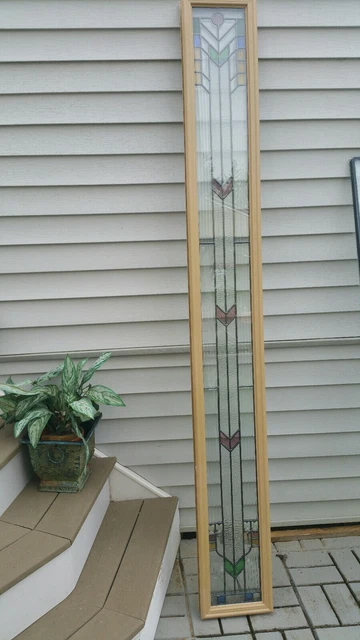 Camelot Stained and leaded Glass  Exterior Door Insert
