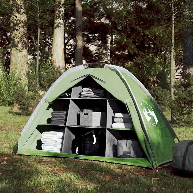 Tente De Rangement Extérieur VidaXL Pour Vélos Et équipement - Polyester Imperméable Avec Poteaux FRP - Transportable - 2
