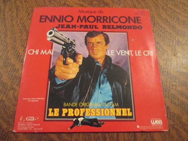 45 tours ENNIO MORRICONE bande originale du film "le professionnel" chi mai