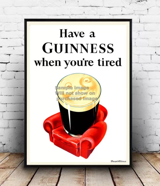 Haben Sie ein Guinness: Altes Bier Werbung Poster Reproduktion