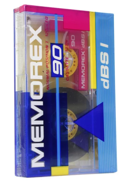 MEMOREX dBS I 90 Cassette audio Vierge Neuf Scellé  (Réf#N-964)