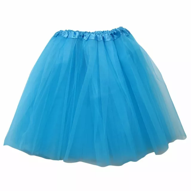 Adult Turquoise Ballet Tutu 3 Layer Soft Tulle Women Teen