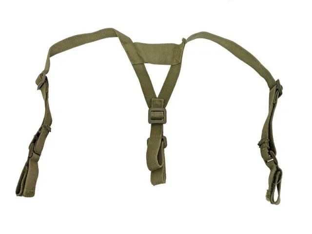 Canadian Forces Issued Pattern 64 Webbing Harness  Suspenders