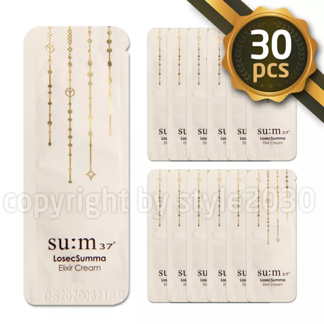 SU:M37 Losec Summa Elixir Cream 1ml x 30pcs (30ml) Anti Aging Wrinkle SUM37