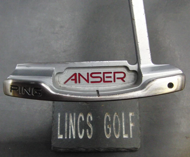 Left Handed Ping Anser 5 Milled Putter Steel Shaft 86cm Length Acer Grip* Left Handed Ping Anser 5 Milled Putter Steel Shaft 86cm Length Acer Grip*