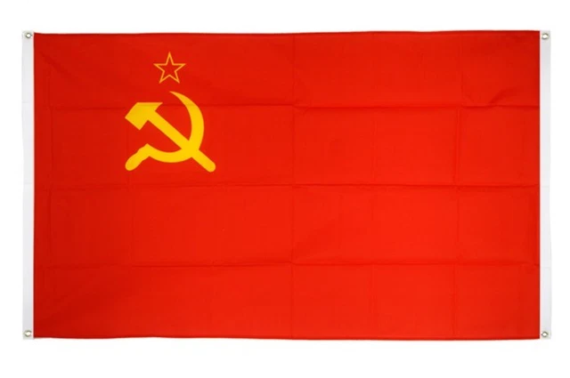 BALKONFLAGGE BALKONFAHNE UDSSR Sowjetunion Flagge Fahne für den BALKON 90x150cm