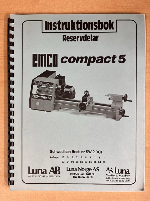 Pignon De Changement Z25 Neuf Pour Tour Emco Compact 5 - Pièce Neuve, Origine Autriche, Emballage D'origine