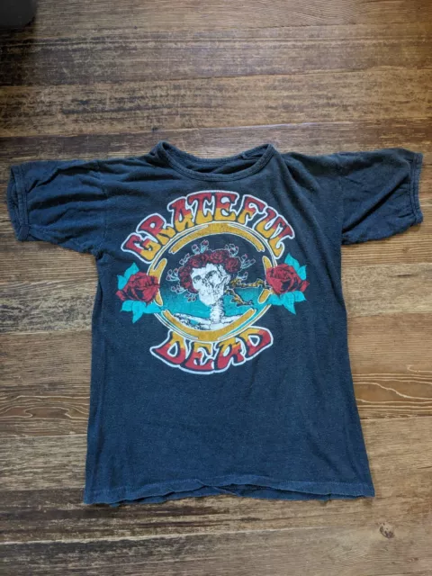 Vintage 70s Grateful Dead Rare Band T-Shirt Single Stitch Small Double Sided XS