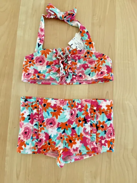 Girls 18-24 Months Janie & Jack Pretty In Panama 2pc Swimsuit Bathing Suit NWT