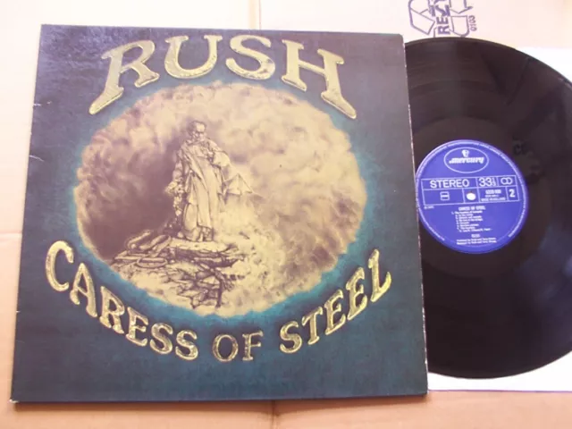 RUSH,CARESS OF STEEL lp m-/vg+ Foldout-Cover mercury 6338600 1.Print Holland