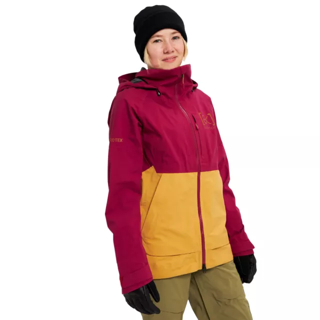 Burton AK Gore-Tex 3L Kimmy Jacke Damen-Skijacke Snowboardjacke Winterjacke Plum