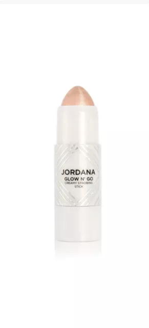 Jordana Glow N' Go Creamy Strobing Stick,Blendable Highlighter 02 radiant Glow