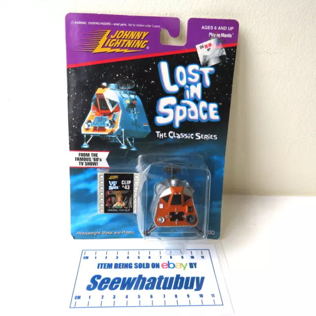 Lost In Space Classic Series - Space Pod + Clip43 - Johnny Lightning 1998