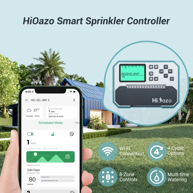 Intelligente Spruzzatore Controller l'irrigazione System WiFi Control 6/8 Zones 2