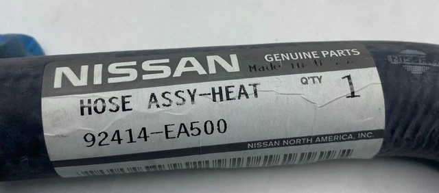 Genuine Nissan Heater Hose – 92402-JK20A – Fits 370Z 2009-2020 – OEM Japan