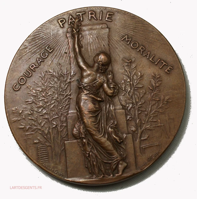 Médaille De Gymnastique Dubois – Bronze – Ancienne Médaille Française