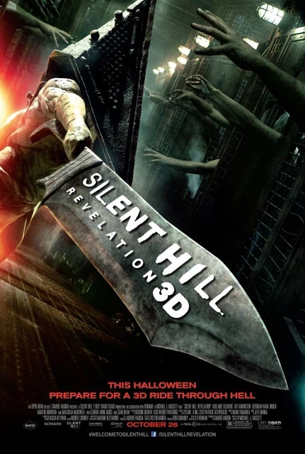 SILENT HILL REVELATION vg 27x40 ORIGINAL D/S MOVIE POSTER