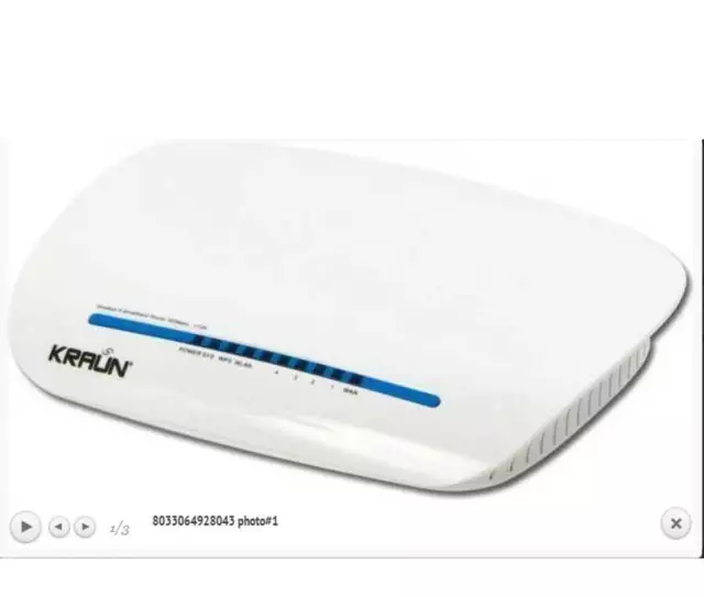 Modem Routeur Wifi sans Fil 300MBPS Transmission Large Bande kraun Internet