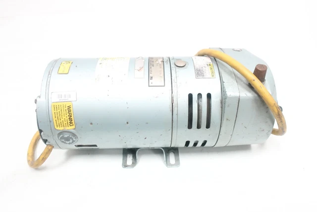 Emerson S55NXMLD-6711 Rotary Vane Vacuum Pump 1/3hp 100-115v-ac