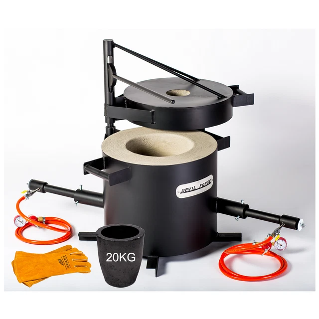 Four De Fusion Au Gaz Propane DEVIL FORGE FB1Sb–4KG - Pour Métaux Jusqu'à 1450°C