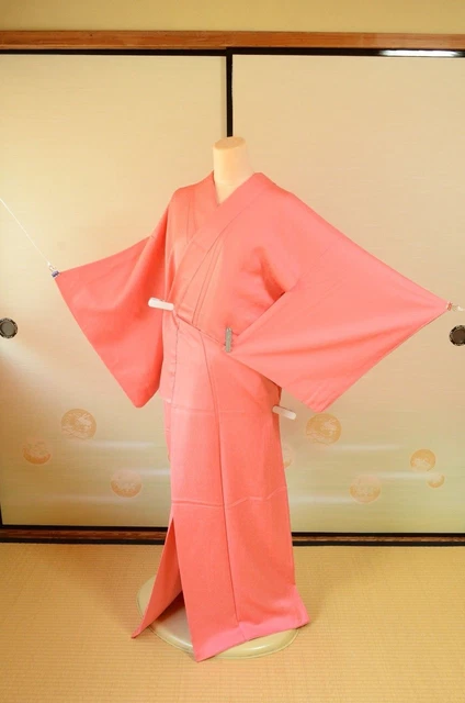 Kimono Iromuji Komon Silk Women Japanese vintage Robe /369