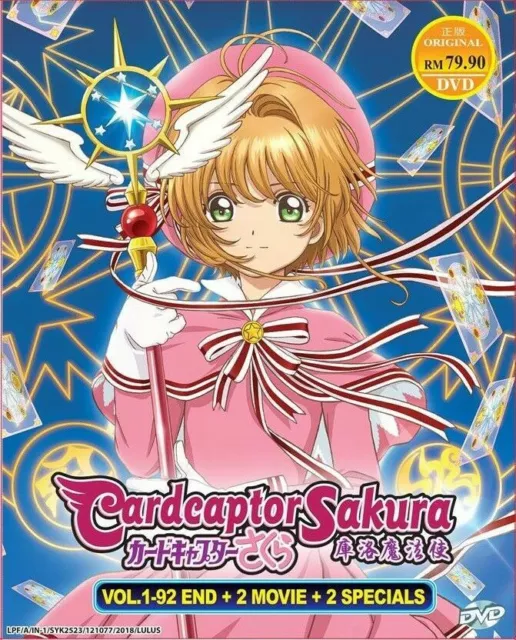 Anime Cardcaptor Sakura Complete Season 1 - 4 + 2 Movies - EXPRESS SHIPPING