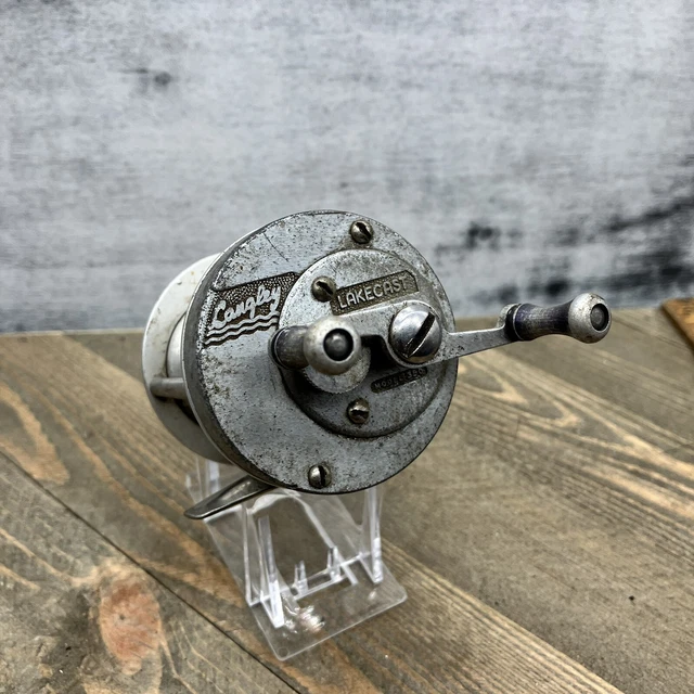 LANGLEY DELUXE LAKECAST FISHING REEL VINTAGE Deluxe Lakecast Model