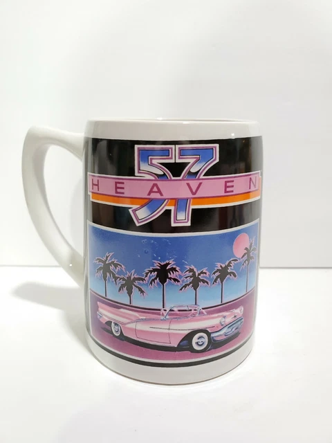 57 HEAVEN COFFEE Mug 1986 Plymouth Inc Enesco Car Cup Collectible Made in  Korea $12.88 - PicClick