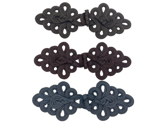 Alamaro Tessuto Cordino Schiacciato Chiusura Passamaneria Soutache Cm 16x6 AL-16