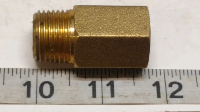 Brass Pipe Adapter 1/2"FNPT x 1/2"MNPT