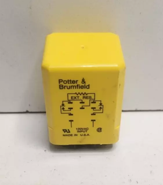 Guaranteed! Potter & Brumfield 0.1-10 Sec Time Delay Relay Clf-41-70010