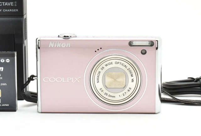 NIKON COOLPIX S640 Pink 12.2MP Compact Digital Camera From