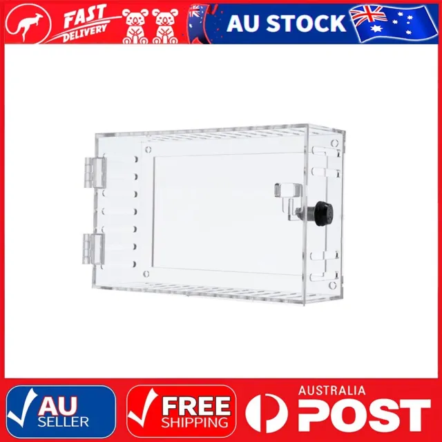 Acrylic Thermostat Lock Box with Combination Lock Large Clear Protective Cover