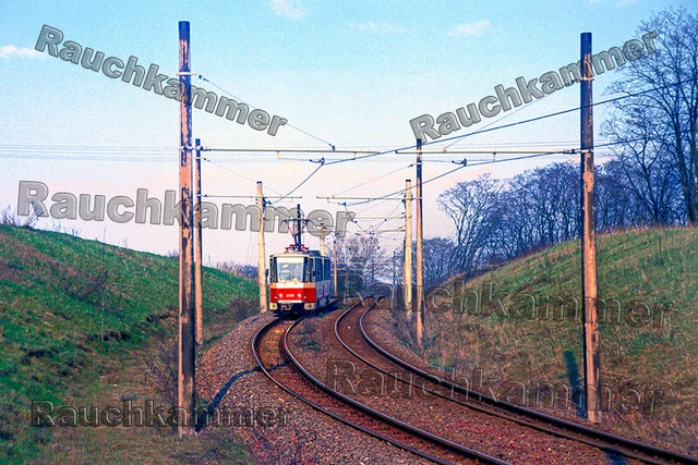 Straba Tw 228  Frankfurt Oder 1991 / org. Dia + Datei!  166#20