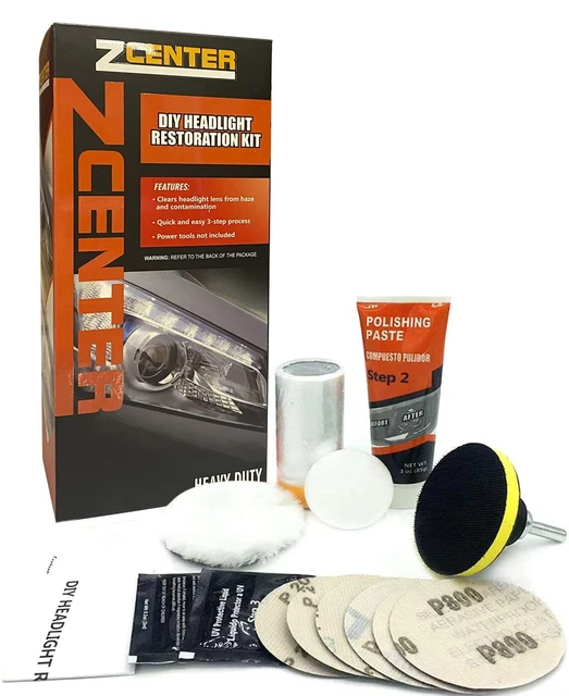 Kit Réparation Phares Glarks 31 Pièces – Disques Abrasifs 3 Pouces + Tampons Polissage, Restaure Tes Phares Comme Neufs !