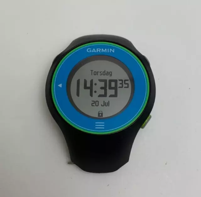 Garmin Forerunner 610 Black/Blue Touchscreen GPS Training Watch Without Band